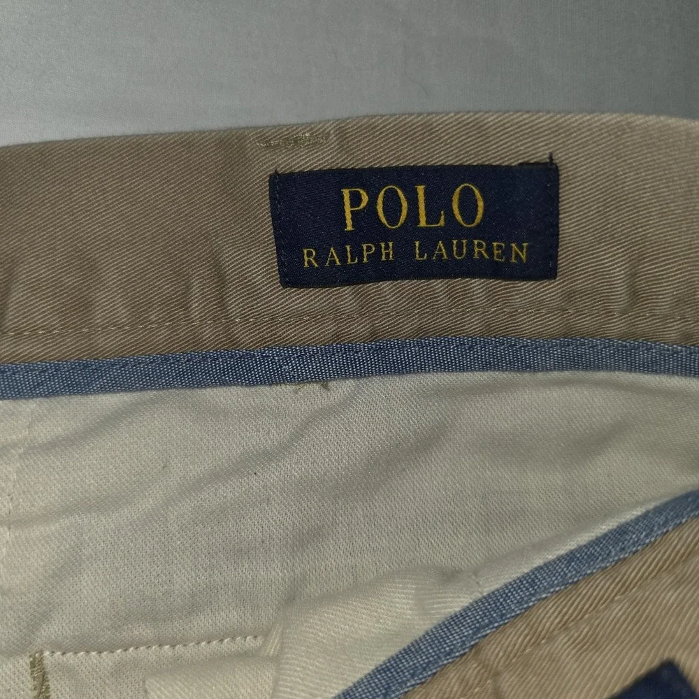Polo Ralph Lauren Khaki 100% Cotton Mens Classic Fit 9
